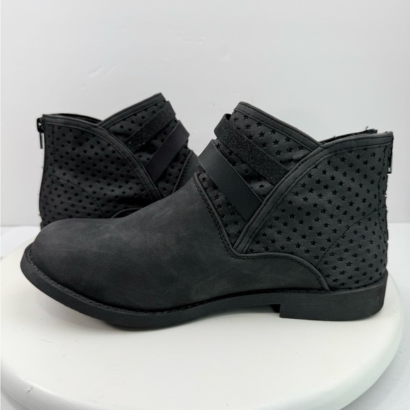 Blowfish Malibu Girls Keeping Up-k Ankle Boot Booties Charcoal Smoke Gray Sz 6 - Picture 8 of 11